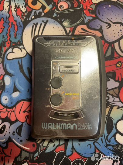 Кассетный плеер sony walkman wm fx373