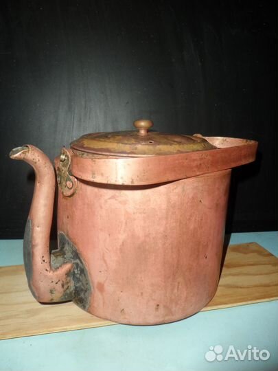 Чайник медный старинный 5 литров