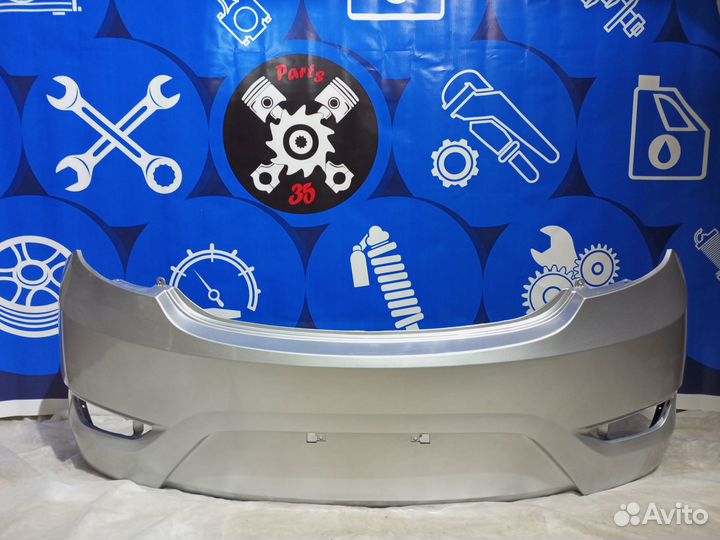 Бампер задний Hyundai Solaris хэтчбек