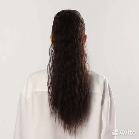 Волосы натуральные хвост. Новый