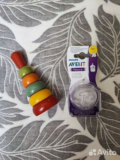 Соски Philips Avent Natural, 0+ новые в упаковке