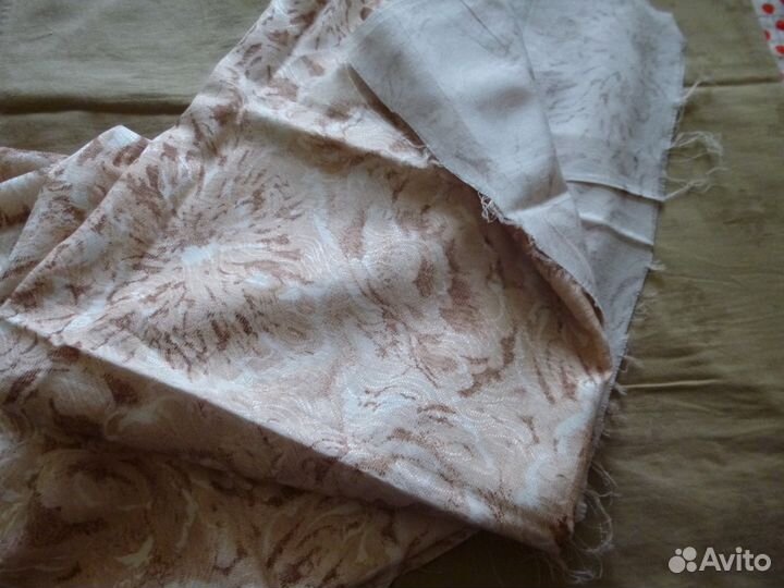 Ткань советского времени - за отрез