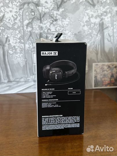 Marshall major 4(iv) Оригинал (Черные Amazon USA)