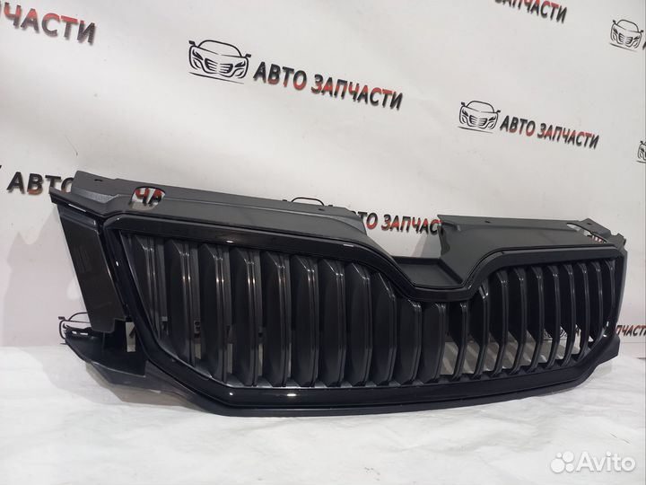 Skoda Octavia 3 A7 решётка радиатора чёрная