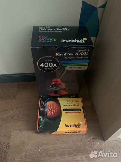 Микроскоп levenhuk rainbow 2L/D2L 400x