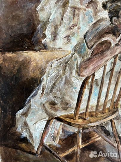 Картина балерина акрилом