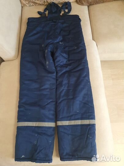 Спецодежда мужской зимний полукомбинезон