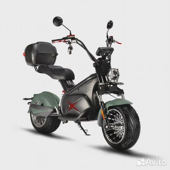 Электроскутер white siberia black SEA 5000W Green