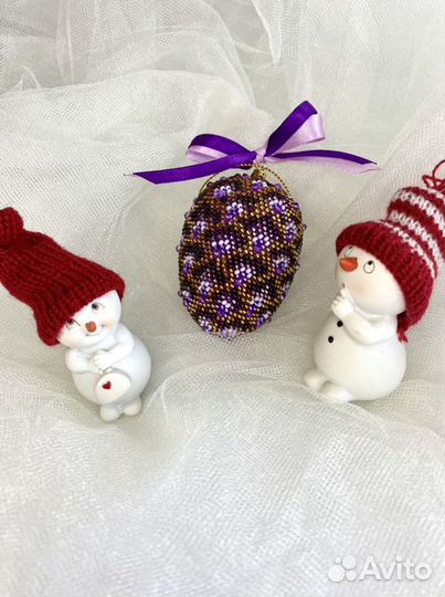 Елочные игрушки ручной работы