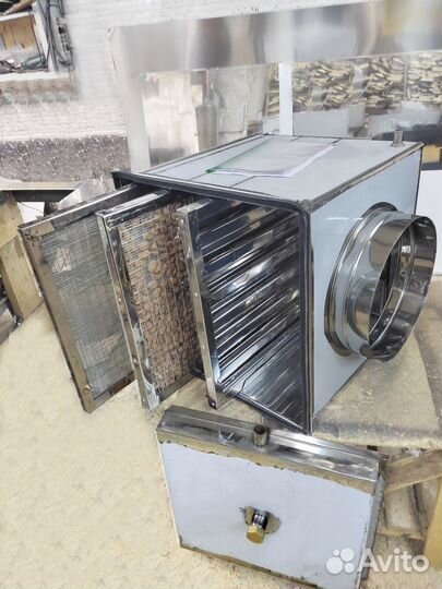 Гидрофильтр-искрогаситель для мангала, печи