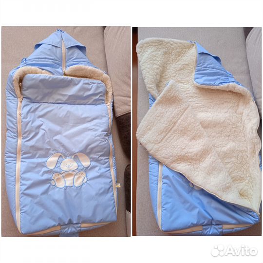 Теплый конверт в коляску