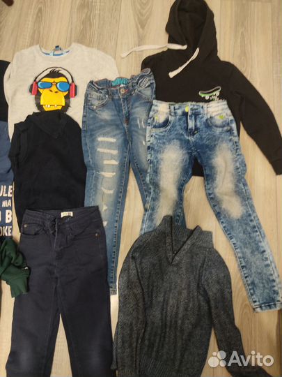 Пакет одежды для мальчика 122 128