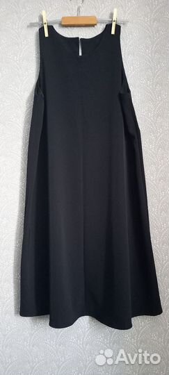 Платье черное трапеция