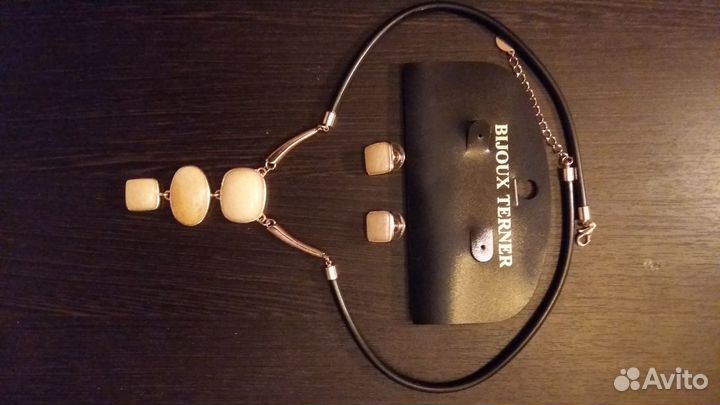 Колье и серьги bijoux terner новые