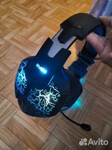 Игровые наушники с подсветкой sven AP-U988MV
