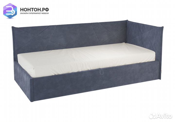 Кровать Квест 0.9 синяя