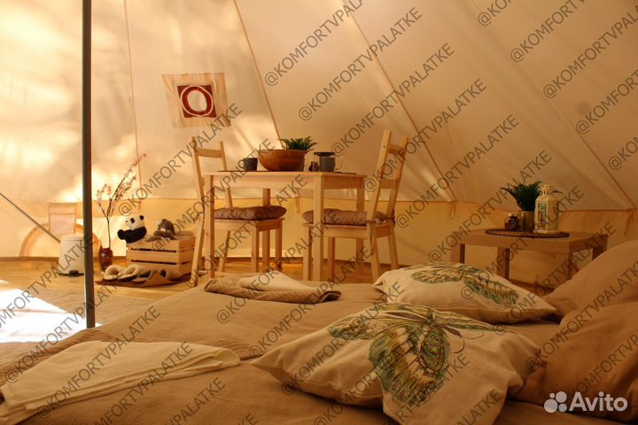 Шатры для глэмпинга от поставщика