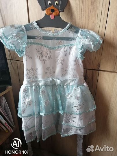 Платье снежинка