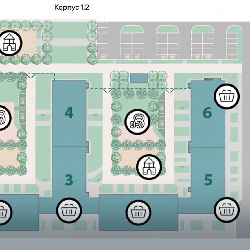 2-к. квартира, 52 м², 7/12 эт.