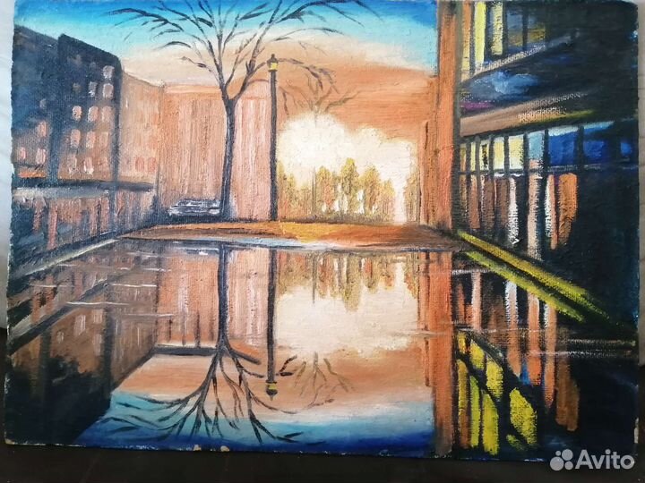 Картина маслом пейзаж