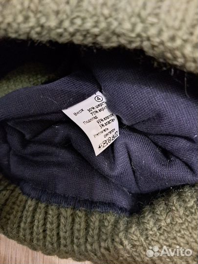 Шапка зимняя для мальчика комплект