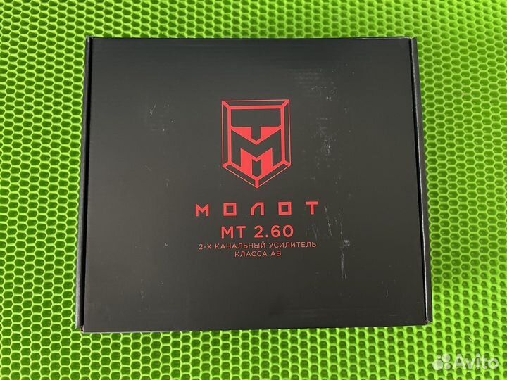 Усилитель 2х канальный урал молот мт -2/60