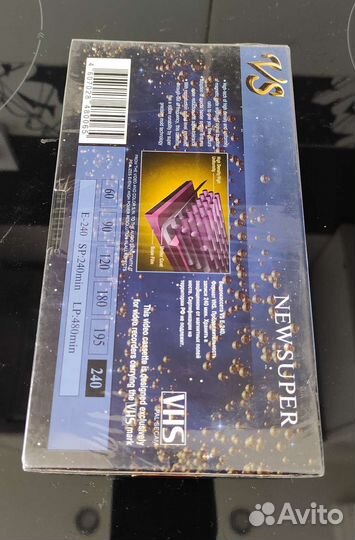 Видеокассета VHS новая