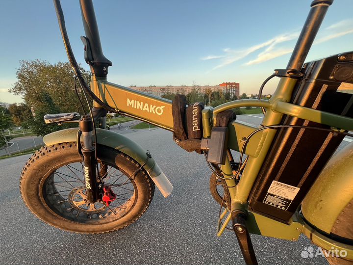 Электровелосипед Minako F10 Pro с доп.акб