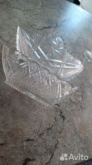 Хрустальная посуда бу
