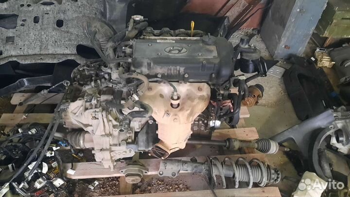 Разборка hyundai solaris 2015