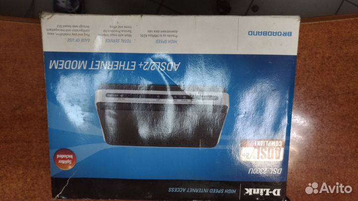 Adsl-модем (роутер) D-Link DSL-2300U