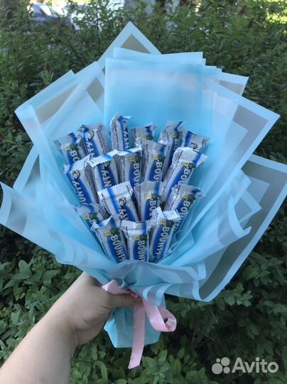 Сладкие букеты из конфет