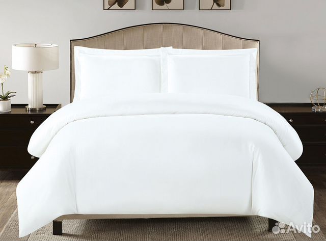 Белое постельное бельё Cristelle макосатин премиум