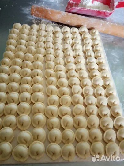 Котлеты из оленины, пельмени, фрикадельки и блины