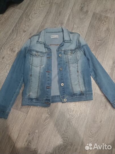 Джинсовый пиджак zara