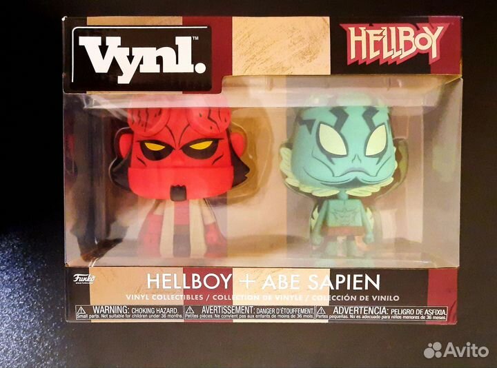 Funko pop фигурки vinl hellboy + in hell comic tpb