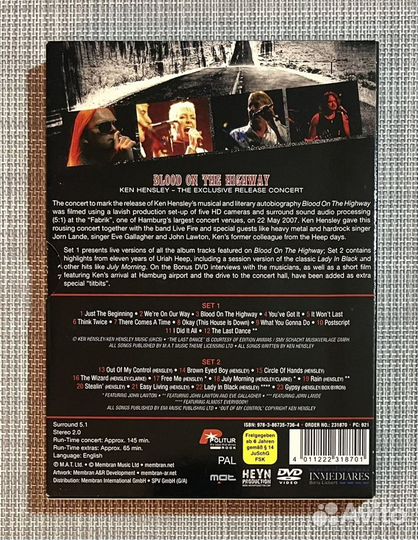 Ken Hensley - Blood On The Highway 2DVD Rus