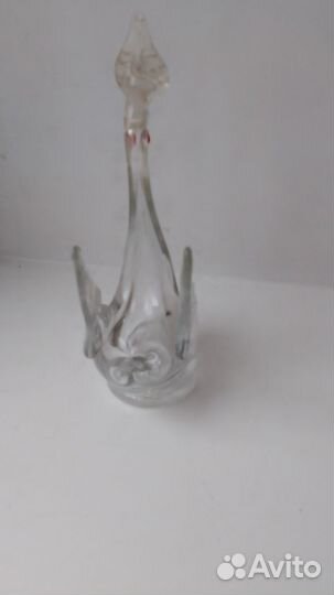 Фигурка Лебедь стекло