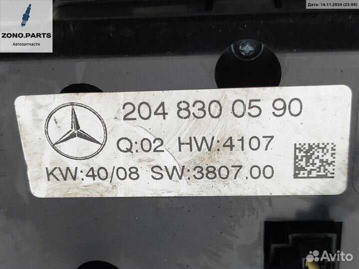 Переключатель отопителя 2048300590 на Mercedes W204 (C)