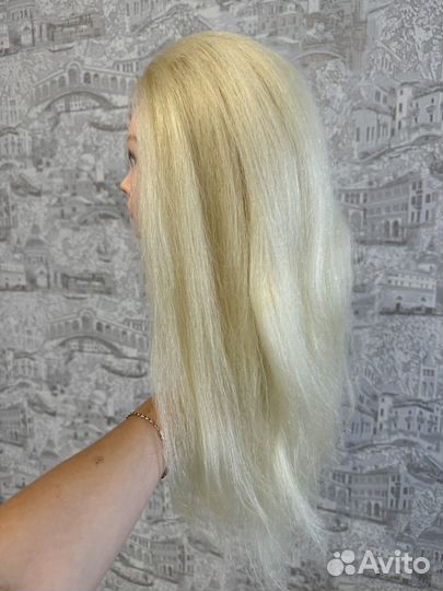 Манекен голова для причёсок 75-80% натуральных