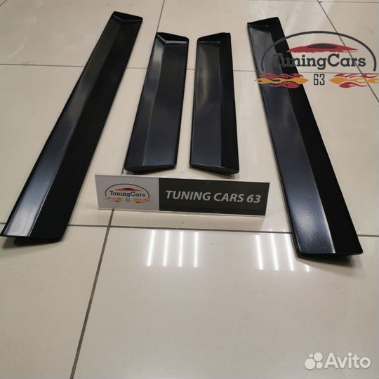 Накладки низа дверей шагрень ваз 2110-11- 12