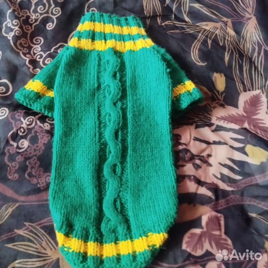 Свитер для собаки ручной работы новый