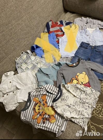 Пакет вещей на мальчика 74- 98 бу