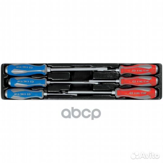9-30206MR набор отверток силовых, ложемент, 6