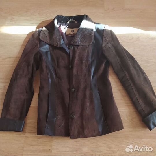 Куртка из натуральной замши