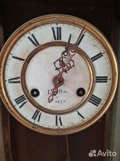 Часы антикварные, старинные керамика 19 век