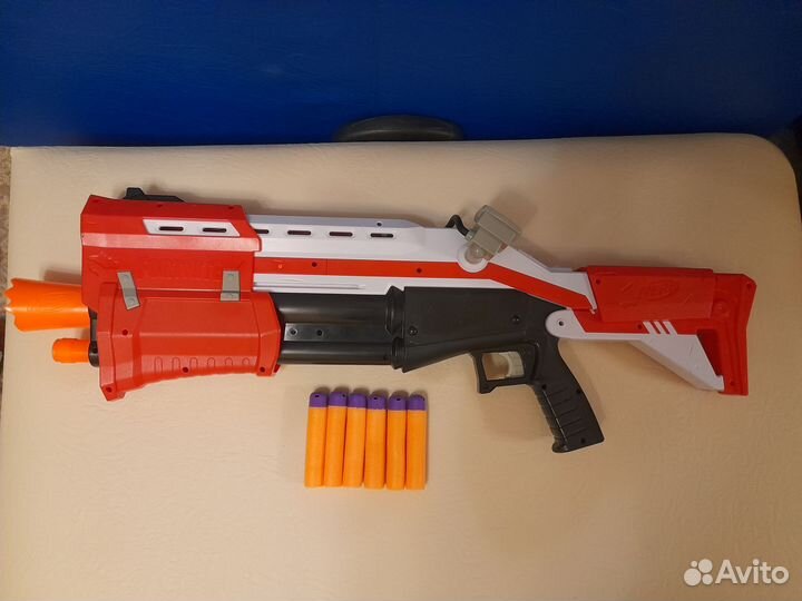 Бластер nerf фортнайт дробовик hasbro