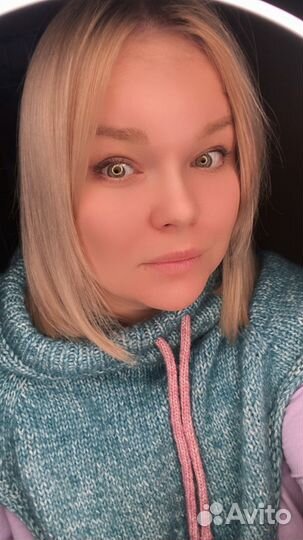 Капор женский вязаный