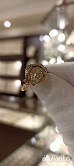 Кольцо с бриллиантами 585 пробы