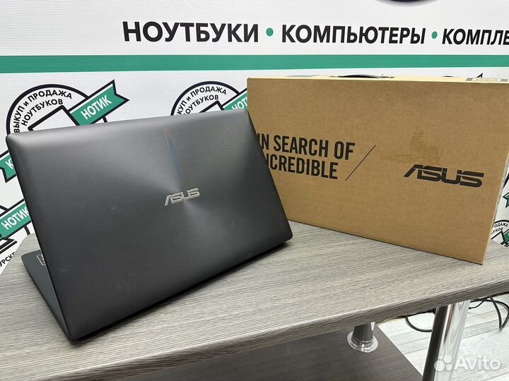 Тонкий Asus 4 ядра Pentium N3540 4Gb SSD 128Gb